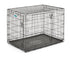 Midwest I-Crate Double Door Metal Folding Dog Crate with Divider Panel - 42" X 28" X 30" Inches  