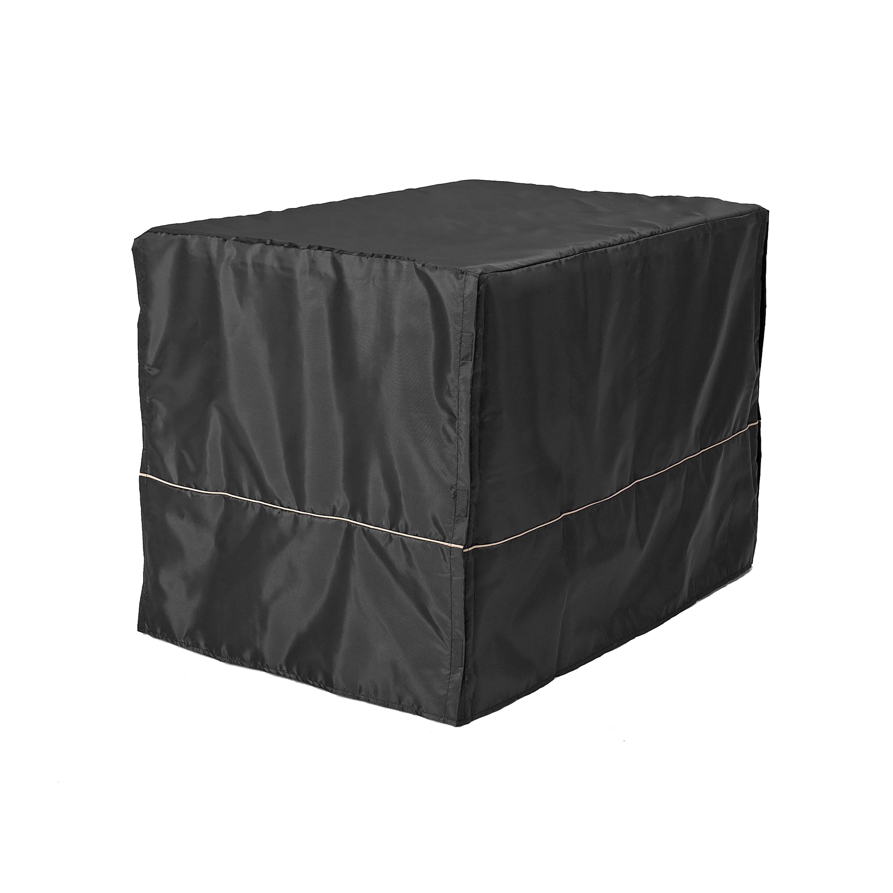 Midwest Quite Time Polyester Dog Crate Cover - Black - 36