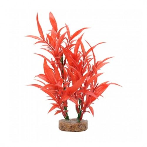 Fluval Aqualife Intense Red Hygrophilia Plastic Plant Aquarium Décor - 8 Inch
