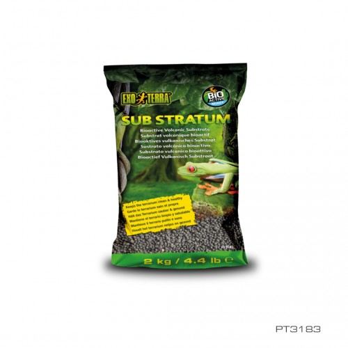 Exo Terra Sub Stratum Bio-Active Terrarium Volcanic Reptile Substrate - 4.4 Lbs