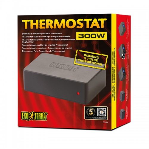 Exo Terra Thermostat Dimming and Pulse Proportional Thermostat Reptile Terrarium Controller 300 Watt
