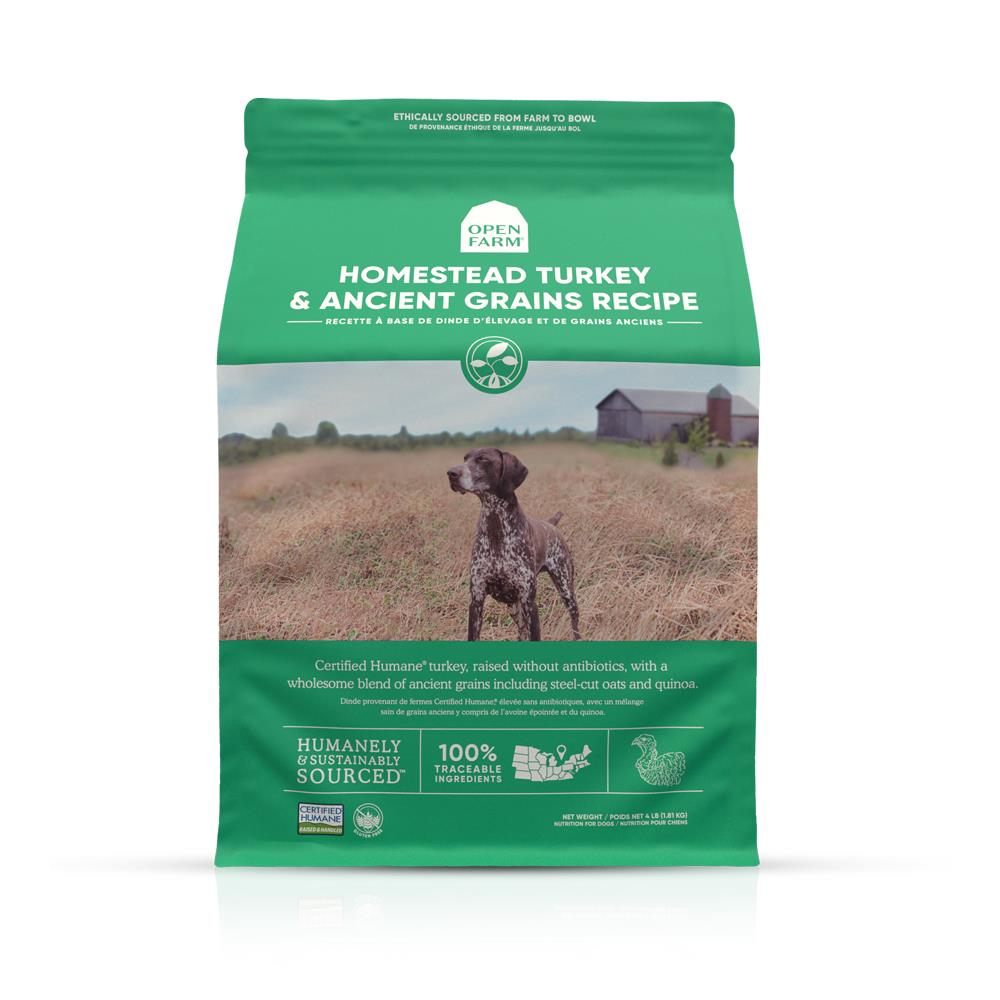 Open Farm Grain-Free Homestead Turkey and Chicken Recipe Dry Dog Food - 12 Lbs  