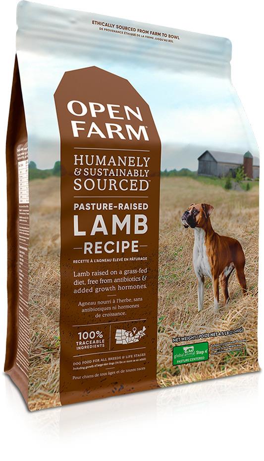 Open Farm Grain-Free Pasture-Raised Lamb with Fruits and Veggies Dry Dog Food - 12 Lbs  