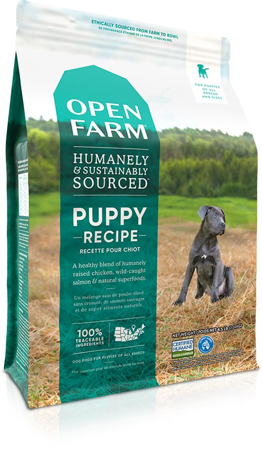 Open Farm Grain-Free Wild-Caught Salmon and Chicken Puppy Dry Dog Food - 4.5 Lbs  