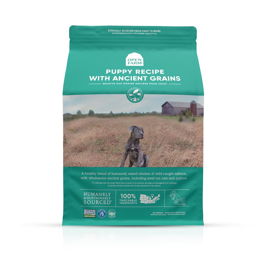 Open Farm Ancient Grain High-Protien Puppy Dry Dog Food - 22 Lbs  