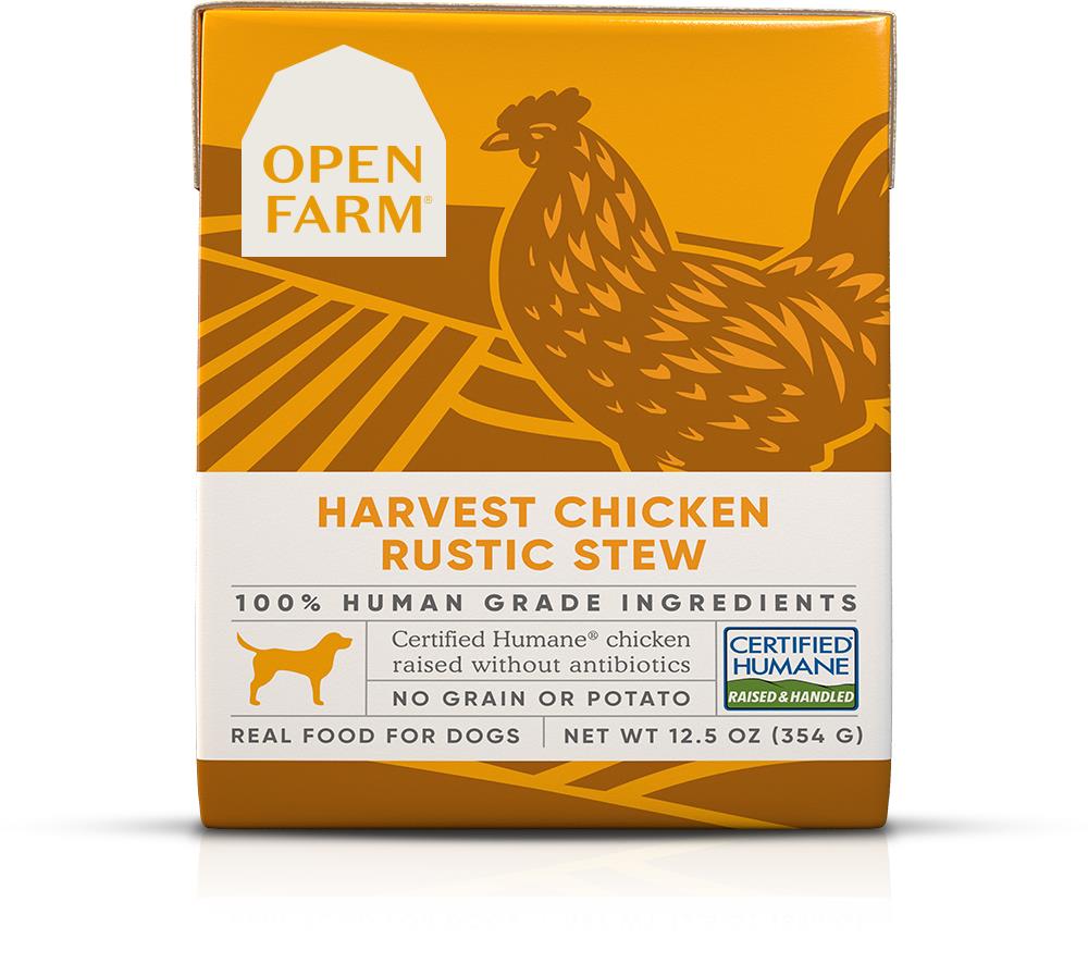 Open Farm Rustic Stew Grain-Free Harvest Chicken Wet Dog Food or Topper - 12.5 Oz - Case of 12  