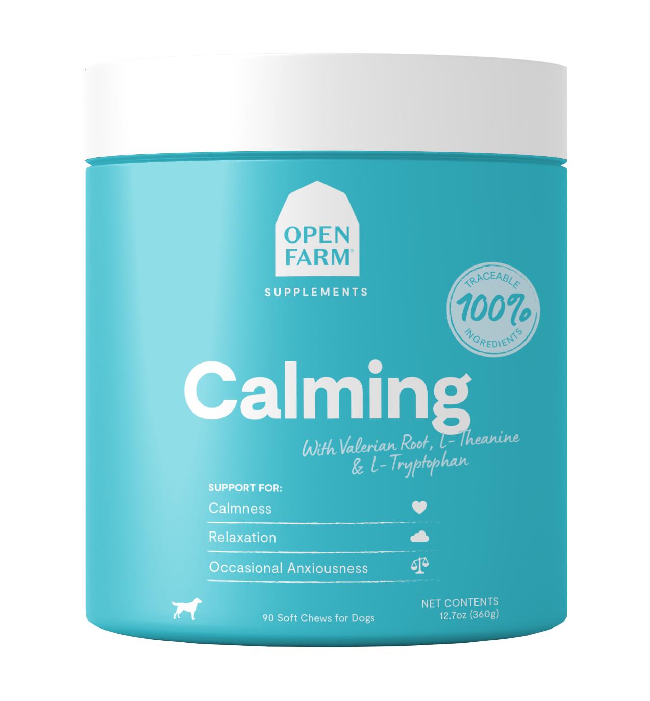 Open Farm Calming Dog Chews Dog Supplements - 90 Count  