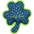 The Worthy Dog Lucky Dog Irish Leaf Patterned Squeak Nylon and Plush Dog Toy