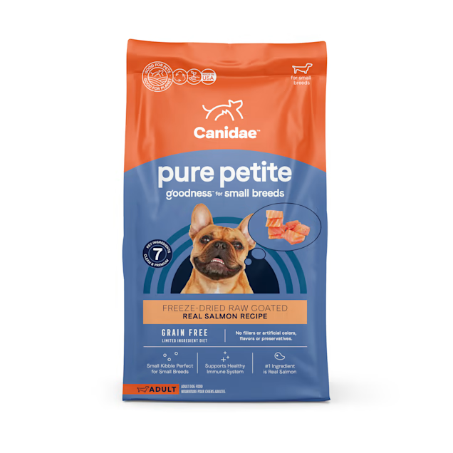 Canidae Pure Petite Premium Salmon Small-Breed Freeze-Dried Raw Dry Dog Food - 10 Lbs