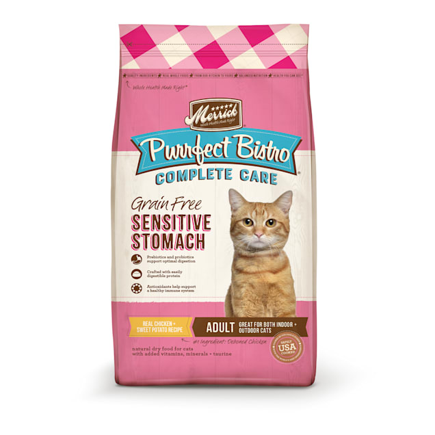 Merrick Purrfect Bistro Complete Care Sensitive Stomach Recipe Dry Cat Food - 12 lb Bag