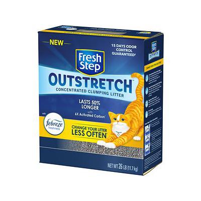 Fresh Step Outstretch™ Concentrated Febreze Scented 15-Day Clumping Cat Litter with Activated Charcoal - 26 Lbs Default Title