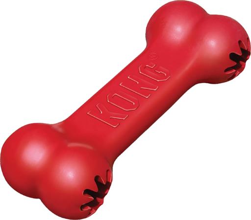 Kong Goodie Bone Treat Dispensing Durable Rubber Dog Toy - Medium  