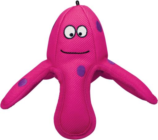 Kong Belly Flops Octopus Squeak and Plush Floating Nylon Dog Toy  