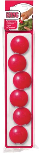 Kong Replacement Squeaker Balls for Kong Toys - 6 Pack - Small  