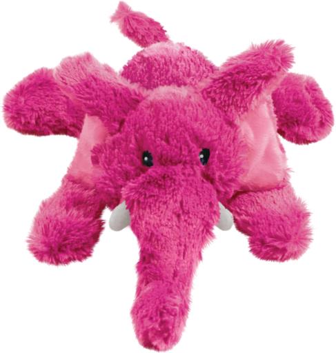 Kong Cozie Elmer the Elephant Squeak and Plush Dog Toy - Medium  