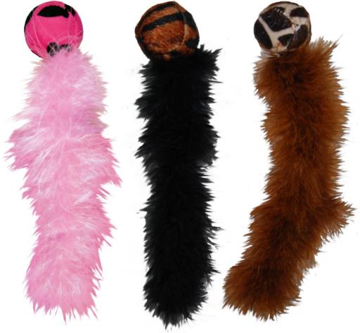 Kong Wild Tails Balla and Feather Catnip Cat Toy  