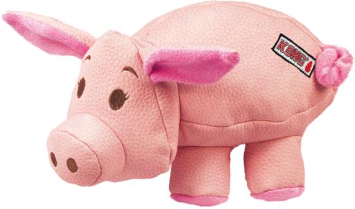 Kong Phatz Pig Squeak and Plush Dog Toy - Medium  