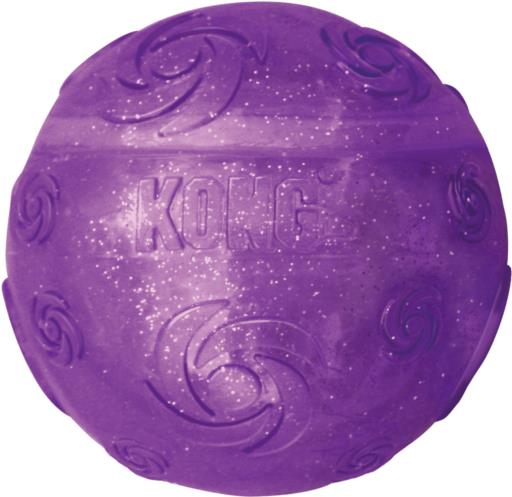 Kong Squeezz Crackle Ball Fetch Dog Toy - Medium  