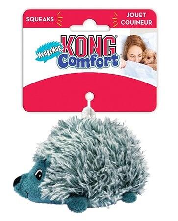 Kong Comfort Roughskinz Hedgehug Squeak and Plush Dog Toys - Assorted - Extra Small  