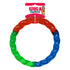 Kong Twistz Ring Multi-Color and Textured Rubber and Floating Fetch Dog Toy - Small  