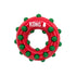 Kong Holiday Dotz Textured Gum Massaging Circle Ring Rubber Dog Toy - Large  