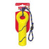 Kong Squeezz Tennis Buoy Rope and Squeak Floating Rubber Dog Toy - Medium  