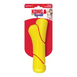 Kong Squeezz Tennis Stick Squeak and Fetch Rubber Dog Toy - Large  