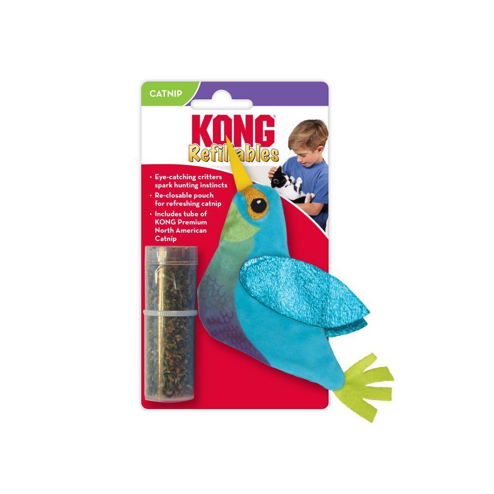 Kong Refillables Hummingbird Plush Catnip Cat Toy  