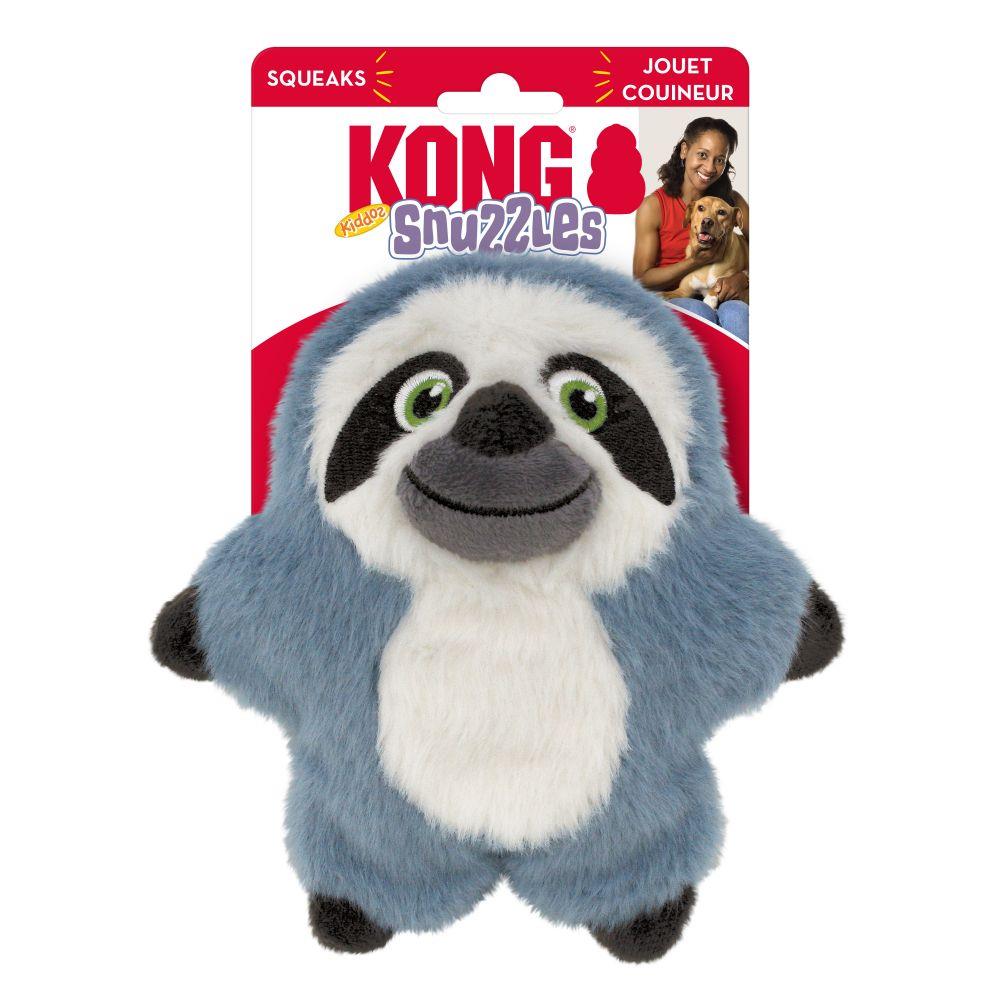 Kong Snuzzles Kiddo Sloth Squeak and Plush Dog Toy - Small  