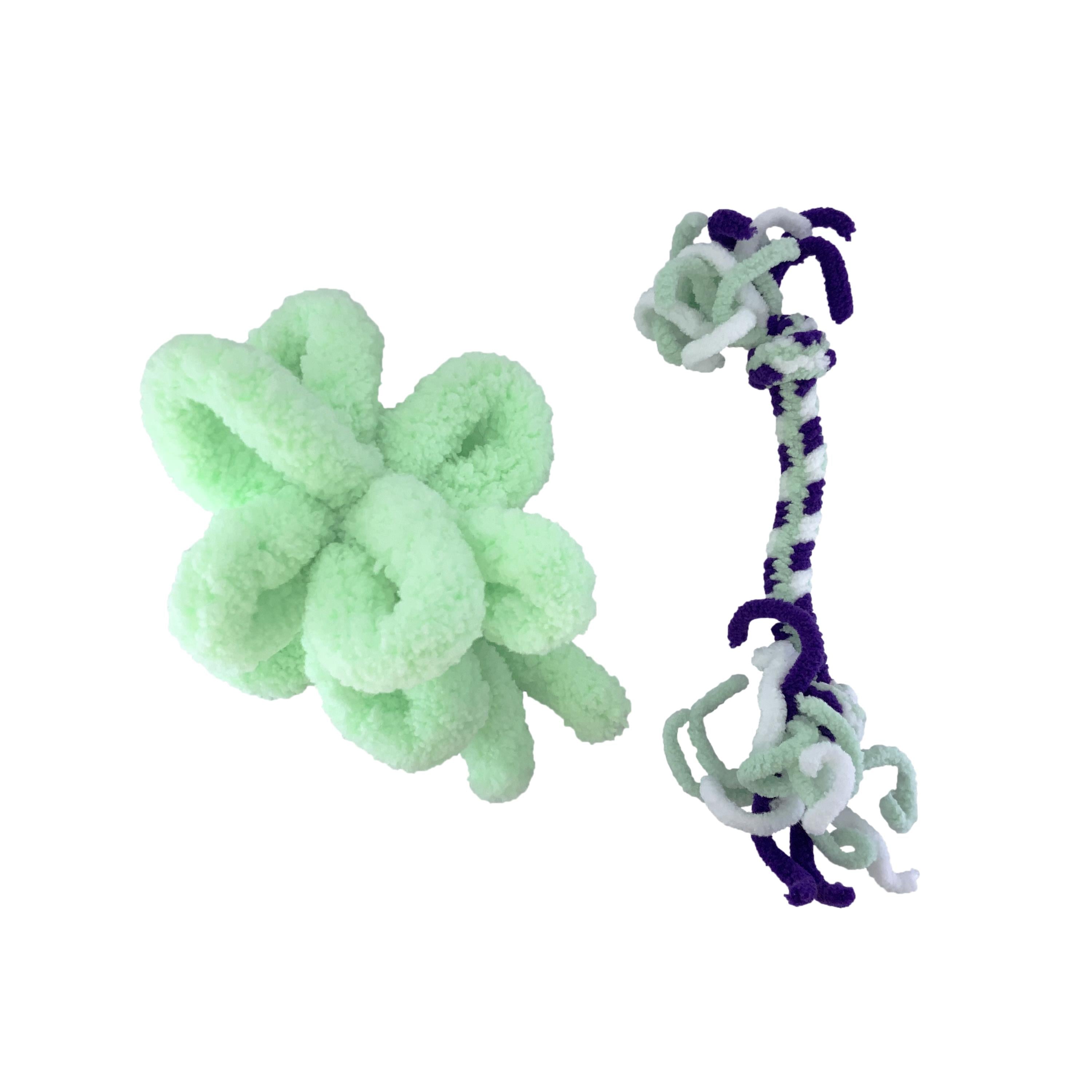 Kong Active Mint Flavored Rope Cat Toy - Purple - 2-Pack  