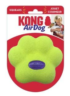 Kong AirDog Squeaky Paw Shaped Felt Fetch Dog Toy - Medium/Large  