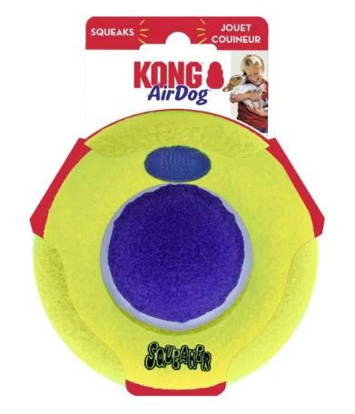 Kong AirDog Squeaky Saucer Felt Fetch Dog Toy - Medium  