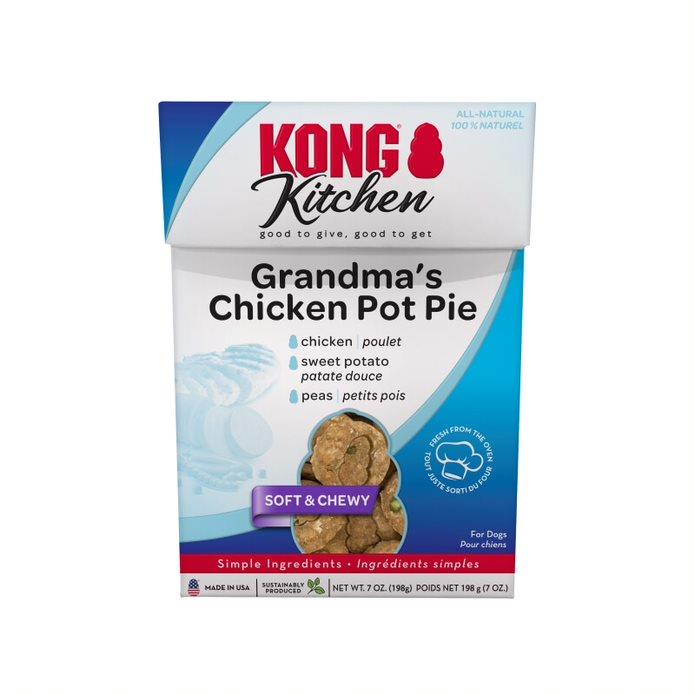 Kong Kitchen Grandmas Pot Pie Soft and Chewy Dog Treats - 7 Oz  