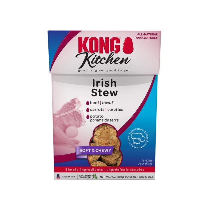 Kong Kitchen Irish Stew Beef Carrots and Potato Soft Baked and Chewy Dog Treats - 7 Oz  