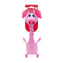 Kong Shakers Bobz Pig Flexible Squeak and Plush Dog Toy - Medium  