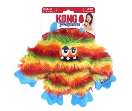 Kong Frizzles Zazzle Squeak and Crackle Cozy Plush Dog Toy - Medium  