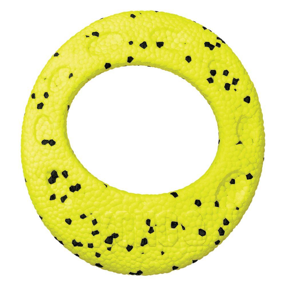 Kong Reflex Flyer Frisbee Fetch and Floating Dog Toy - Yellow  