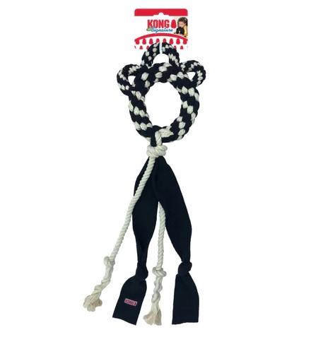 Kong Signature Chucker Rope Tug Dog Toy - Assorted  