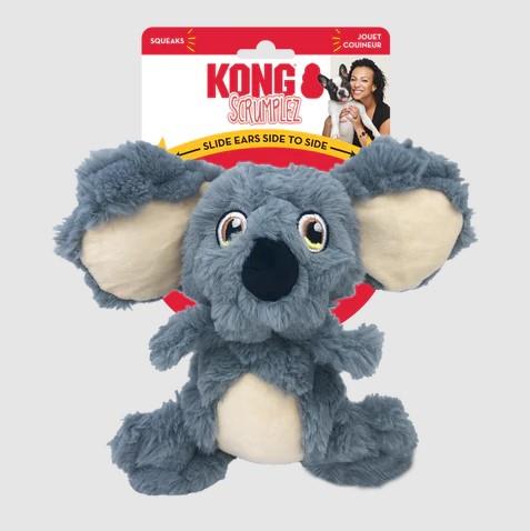 Kong Scrumplez Critters Koala Squeak and Plush Dog Toy - Medium  