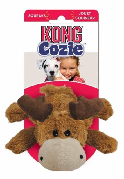 Kong Cozie Marvin the Jumbo Moose Squeak and Plush Dog Toy - X-Large  