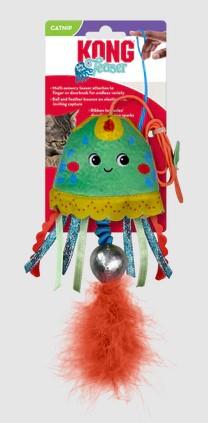 Kong Teaser Scrattles Jellyfish Door Hanging Cat Teaser Toy - Assorted  