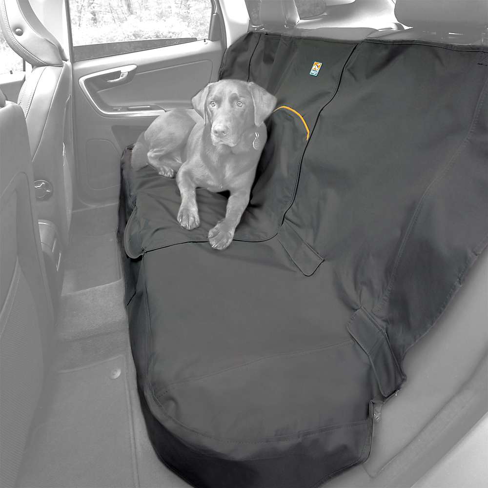 Kurgo O Extended Water-Resistant Car Backseat Bench Cover with seat anchors for Pets