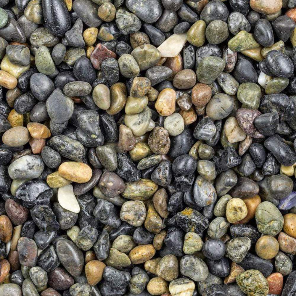 Estes Stoney River Beach Pebblies Freshwater Aquarium Gravel - 1/4 Inch -  5 Lbs - Case of 6