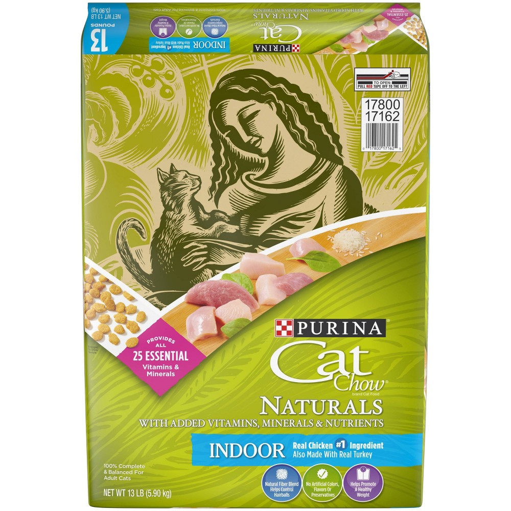 Purina Cat Chow Naturals Indoor Plus Vitamins & Minerals Dry Cat Food