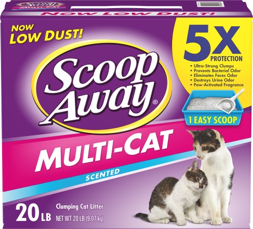 Scoop Away Multi-Cat Complete Unscented Cat Litter - 20 Lbs Default Title