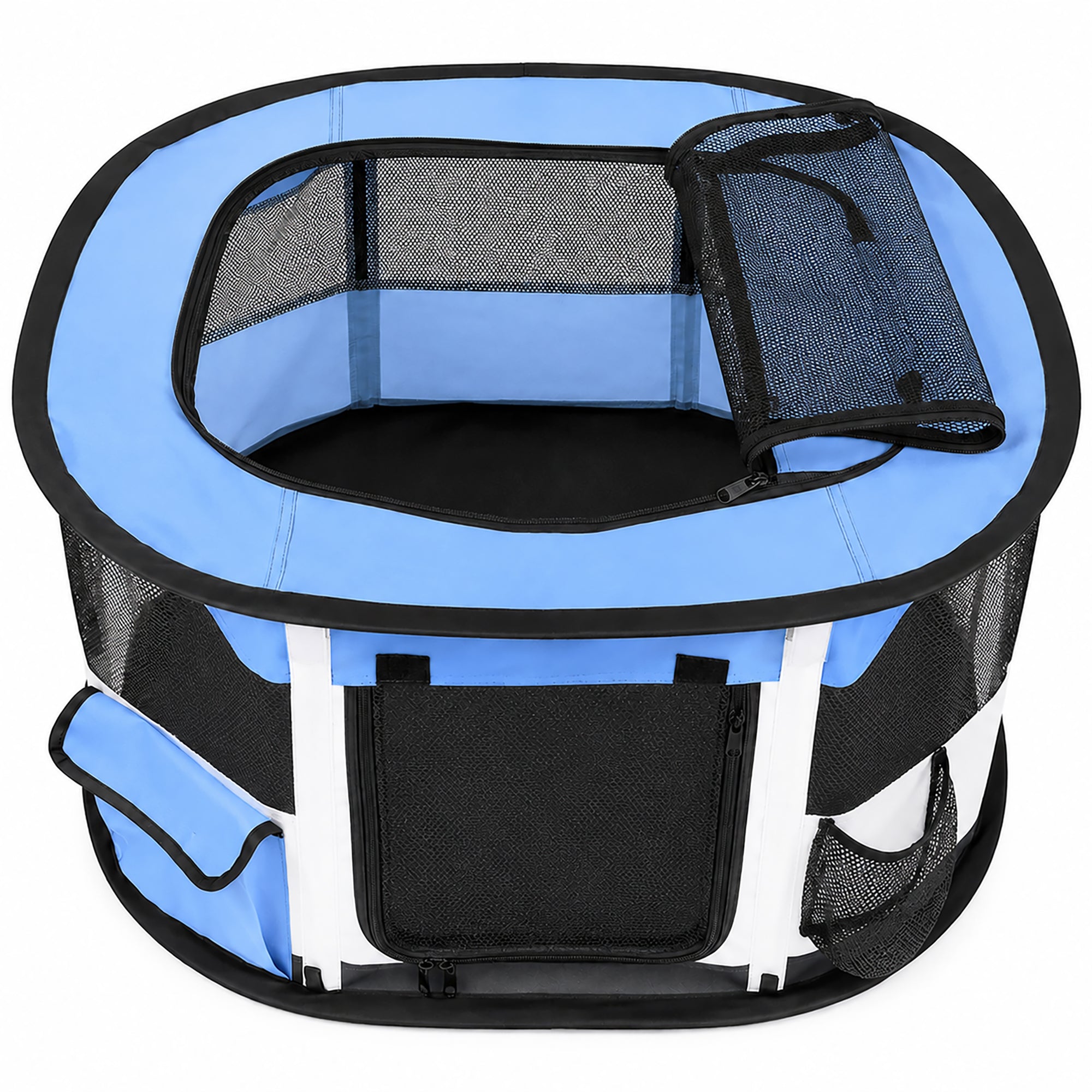 Pet Life ® “GoHaven” Collapsible Sturdy Travel Pet Playpen