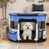 Pet Life ® “GoHaven” Collapsible Sturdy Travel Pet Playpen