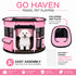 Pet Life ® “GoHaven” Collapsible Sturdy Travel Pet Playpen