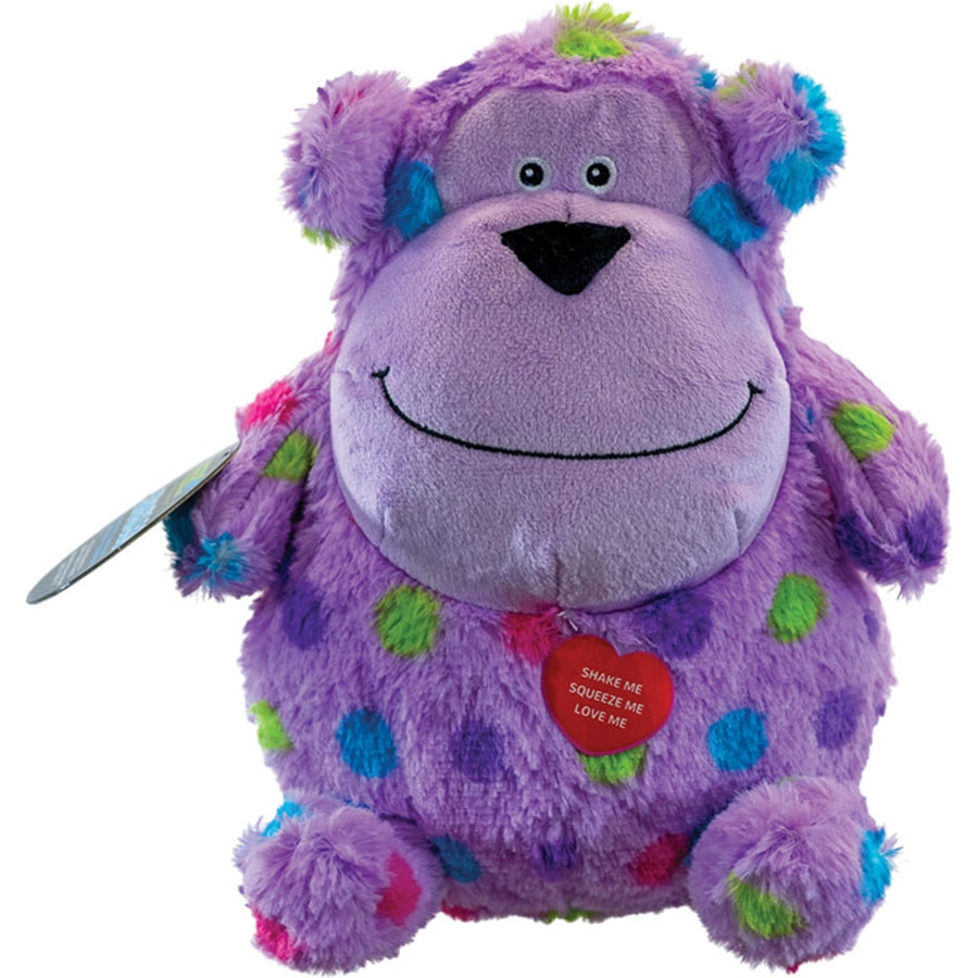 Hero Chuckles Bellies Multi-Sound Making Monkey Plush Dog Toy - Large