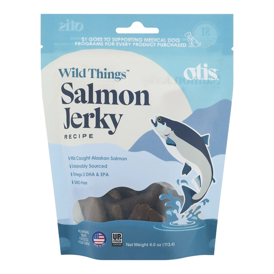 O.T.I.S. Alaskan Salmon High-Protein Jerky Dog Treats - 4 Oz